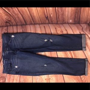 Loft Distressed Boyfriend Jeans